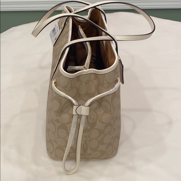 SOLD NWT Coach Drawstring Cryall Tote Bag - Picture 3 of 8